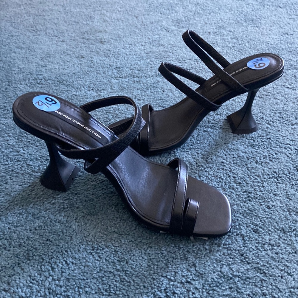 French Connection Black Heels 6 1/2 NIB